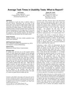 Statistical inference / Robust statistics / Statistical theory / Median / Truncated mean / Arithmetic mean / Average / Sample size determination / Winsorized mean / Statistics / Means / Summary statistics