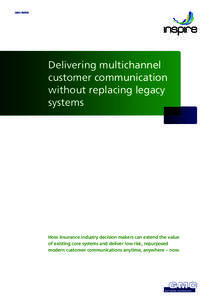 GMC PAPER  Delivering multichannel customer communication without replacing legacy systems