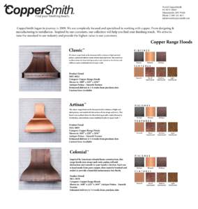 World CopperSmith PO BOXMinneapolis, MNPhone:  