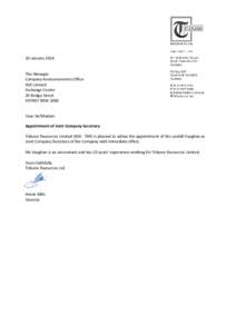 Microsoft Word[removed]appointment of joint company secretary