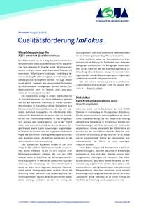 Newsletter AusgabeQualitätsförderung ImFokus Mitralklappeneingriffe  AQUA entwickelt Qualitätssicherung