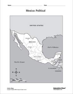 Mexico: Political  U N I T E D S TAT E S Baj