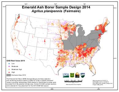 Summary of the National Scale Survey Grid for the Conterminous US for Sirex noctillio