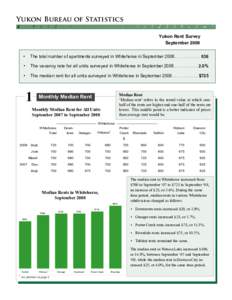 Yukon Bureau of Statistics 2 ÷  9