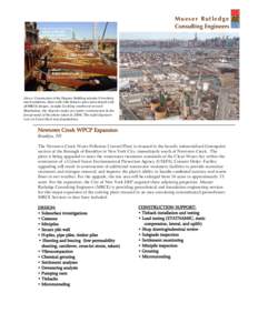 Deep foundation / Newtown Creek / MRCE / New York / Geotechnical engineering / Geography of New York / Tieback