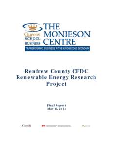 Microsoft Word - Renfrew CFDC Renewable Energy Final Report.doc