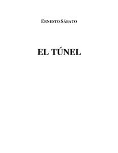 (El Túnel - Ernesto Sábato)