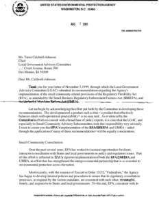 Government / Politics of the United States / Law / Emission standards / United States Environmental Protection Agency / Regulatory Flexibility Act