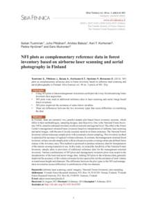 Forest inventory / Relascope / Basal area / Leaf Area Index / Geographic information system / Inventory / Plot / Forest / Business / Technology / Science