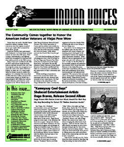 OUR 22ND YEAR  MULTICULTURAL NEWS FROM AN AMERICAN INDIAN PERSPECTIVE DECEMBER 2008