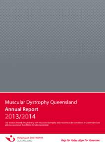Muscular Dystrophy Queensland Annual Report[removed]