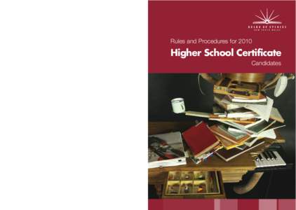 Rules and Procedures for[removed]Higher School Certificate Candidates  Rules and Procedures