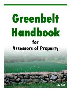 Conservation easement / Current use / Acre / Greenbelt /  Maryland / Income tax in the United States / Easement / Property tax / Real property law / Land law / Property