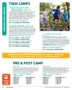 YMCA Camp Cory / Alternative education / Camp Airy / Counselor-in-Training / Camping / Education in the United States