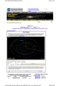 http://ssd.jpl.nasa.gov/sbdb.cgi?sstr=2007NL1;orb=1;cov=0;log=0