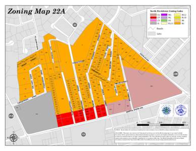 Zoning Map 22A  North Providence Zoning Codes 22 !