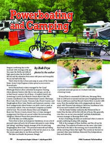 Powerboating and Camping by Bob Frye  Imagine combining days at the