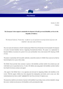 Educational psychology / Education policy / Moldova / Republics / Chişinău / Developmental disability / Inclusion / Convention on the Rights of Persons with Disabilities / Education / Disability / Special education