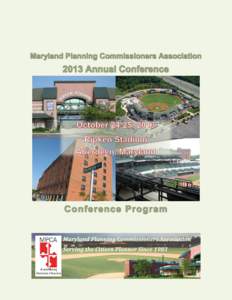 Maryland Planning Commissioners Association 2013 Annual Conference Program