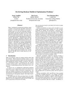 Theoretical computer science / Mathematics / Computational complexity theory / Operations research / Logic in computer science / Mathematical optimization / NP-complete problems / Boolean algebra / Maximum satisfiability problem / Boolean satisfiability problem / Constraint satisfaction / Solver