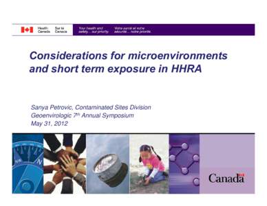 Microsoft PowerPoint - HHRA short term exposure_May 2012.ppt