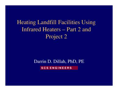 LFG / Landfill / Waste management / Heating / Infrared heater