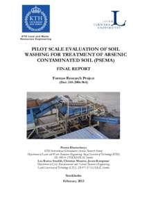 GROUNDWATER ARSENIC IN THE AREA AROUND MARIA ELENA, SANTIAGO DEL ESTERO PROVINCE, NORTH-WESTERN ARGENTINA