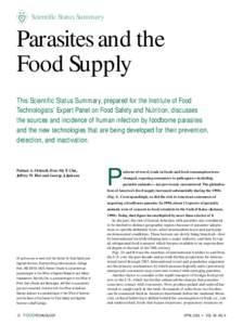 Parasites and the Food Supply