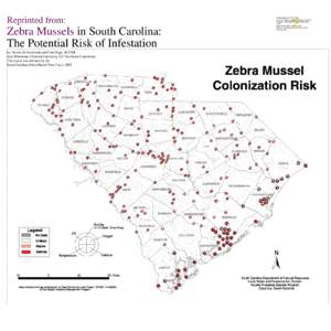 Reprinted from:  Zebra Mussels in South Carolina: The Potential Risk of Infestation by: Steven de Kozlowski and Chris Page, SCDNR Jack Whetstone, Clemson University, S.C.Sea Grant Consortium