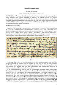 Chroniclers / Spanish colonization of the Americas / Elementary arithmetic / Felipe Guaman Poma de Ayala / Quipu / Inca Empire / Decimal / Floating point / Inca mythology / Mathematics / Americas / Elementary mathematics