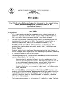 Air pollution in the United States / 88th United States Congress / Clean Air Act / Climate change in the United States / United States Environmental Protection Agency / Air pollution / Ozone / Non-attainment area / Smog / Environment / Pollution / Earth