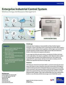 CASE STUDY  Enterprise Industrial Control System Wireless Energy and Resource Management  EnergyGuard Panel