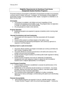 Microsoft Word - Eligibility Requirements for Designated SNP[removed]doc