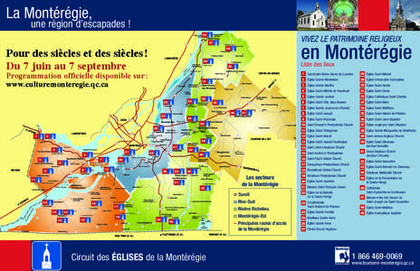 La Montérégie,  		 une région d’escapades ! Russeltown United Church