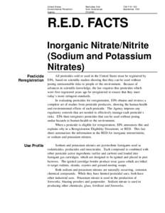Environmental health / Pesticide / Health effects of pesticides / Nitrate / Potassium nitrate / Pesticide regulation in the United States / Federal Insecticide /  Fungicide /  and Rodenticide Act / Chemistry / Pesticides / Soil contamination