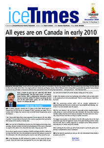 December 2009 Volume 13 Number 5 Published by International Ice Hockey Federation