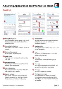 Computing / Smartphones / Multi-touch / IPhone / Tap and die / Tap / Computer keyboard / Transmission Control Protocol / Word prediction / Technology / ITunes / Input/output