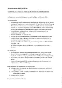 Motie vreemd aan de orde van de dag Betreffende : het ( dreigende) vertrelc van rii[<sdiensten uit de provincie Zeeland De Raad van de gemeente Vlissingen, in vergadering bijeen op 24 januari 2013; Overwegende dat: de co