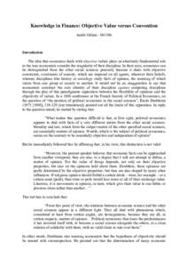 Microsoft Word - ORLEAN Handbook of Knowledge Avec Corrections de Festré 09…
