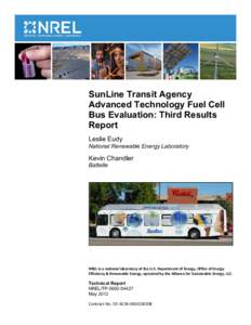 SunLine Transit Agency Advanced Technology Fuel Cell Bus Evaluation: Third Results Report