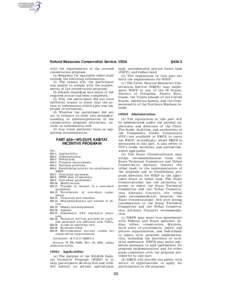 Natural Resources Conservation Service, USDA with the requirements of the covered conservation program. (e) Requests for equitable relief shall include the following information: (1) The reason why the participant