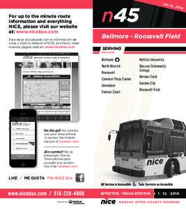 For up to the minute route information and everything NICE, please visit our website