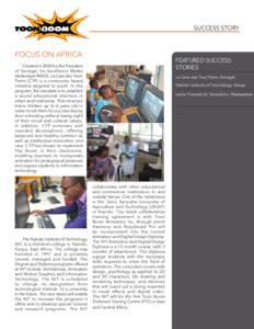 SUCCESS STORY  FOCUS ON AFRICA FEATURED SUCCESS STORIES