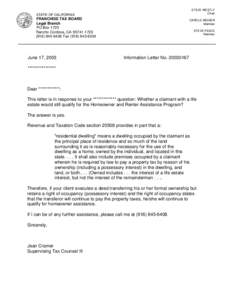 Information Letter[removed]