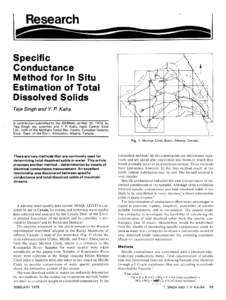 v  Research Specific Conductance Method for In