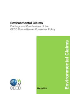 Environmental Claims  March 2011 Environmental Claims