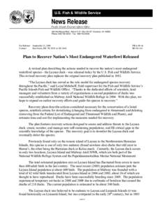 Ornithology / Zoology / Laysan Duck / Tanager Expedition / Laysan / Ducks / Papahānaumokuākea Marine National Monument / Midway Atoll / Mallard / Northwestern Hawaiian Islands / Anas / Fauna of the United States