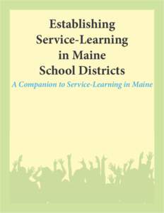 Establishing Service-Learning in Maine School Districts Book.indd