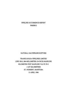 TransCanada pipeline / TransCanada Corporation / La Salle River / TC PipeLines / Canada / Energy / Pipeline transport / Economy of Canada / S&P/TSX 60 Index / S&P/TSX Composite Index