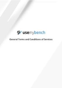 General Terms and Conditions of Services  Information required by law The 